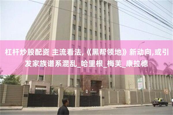 杠杆炒股配资 主流看法,《黑帮领地》新动向,或引发家族谱系混乱_哈里根_梅芙_康拉德