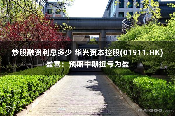炒股融资利息多少 华兴资本控股(01911.HK)盈喜：预期中期扭亏为盈