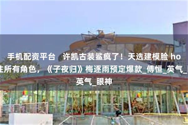 手机配资平台   许凯古装鲨疯了！天选建模脸 hold 住所有角色，《子夜归》梅逐雨预定爆款_傅恒_英气_眼神