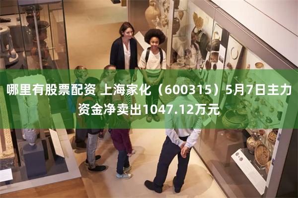 哪里有股票配资 上海家化（600315）5月7日主力资金净卖出1047.12万元
