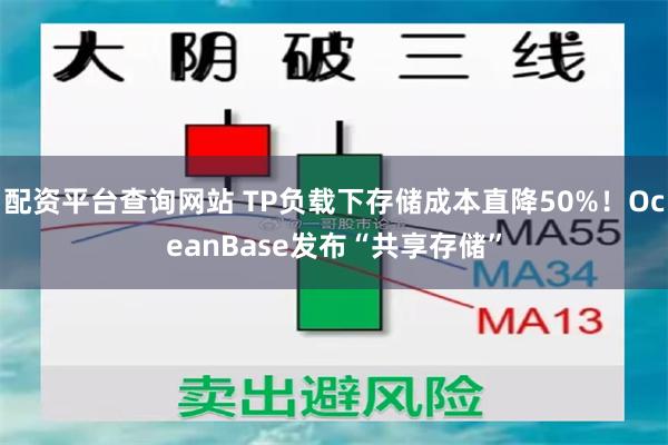 配资平台查询网站 TP负载下存储成本直降50%！OceanBase发布“共享存储”