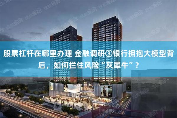 股票杠杆在哪里办理 金融调研③银行拥抱大模型背后，如何拦住风险“灰犀牛”？