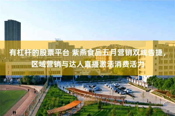 有杠杆的股票平台 紫燕食品五月营销双线告捷，区域营销与达人直播激活消费活力
