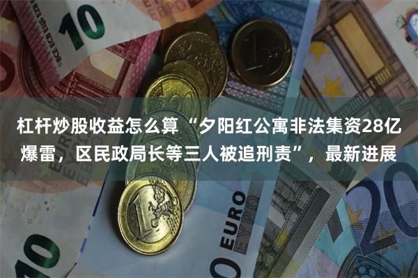 杠杆炒股收益怎么算 “夕阳红公寓非法集资28亿爆雷，区民政局长等三人被追刑责”，最新进展