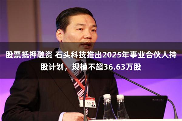 股票抵押融资 石头科技推出2025年事业合伙人持股计划,规模不超36.63万股