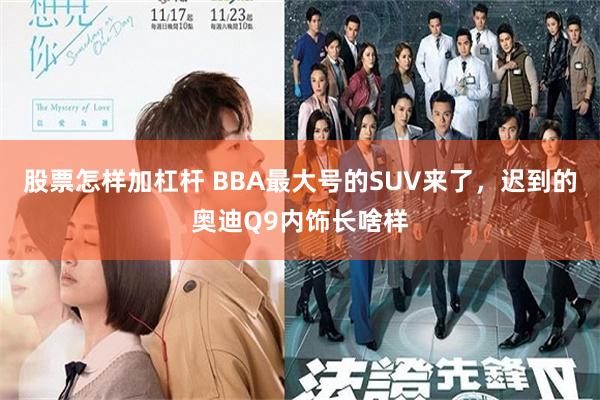 股票怎样加杠杆 BBA最大号的SUV来了，迟到的奥迪Q9内饰长啥样