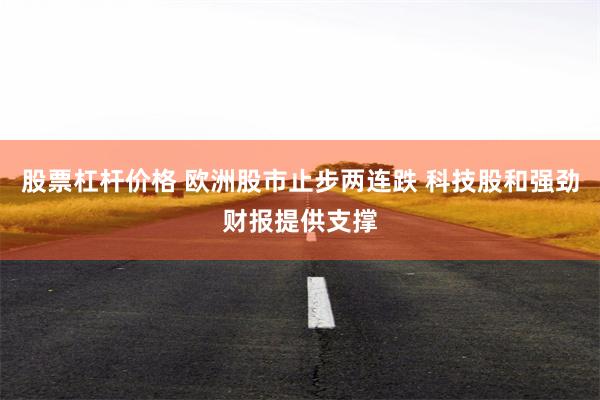 股票杠杆价格 欧洲股市止步两连跌 科技股和强劲财报提供支撑